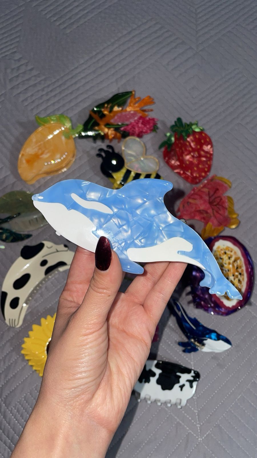 Hairclip para el cabello "Willy" Ballena